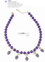 Collar Sovrani Mujer in latón J12853